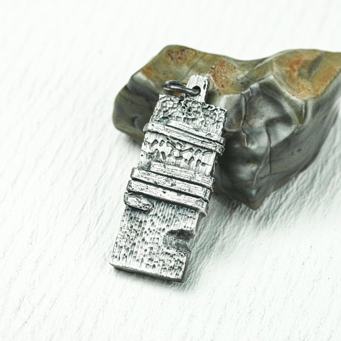 Ancient Script Relic Pendant - Handcrafted in 925 Silver