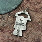 Faceless Wanderer Pendant - 925 Silver Handcrafted