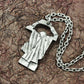 Faceless Wanderer Pendant - 925 Silver Handcrafted