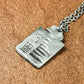 Sacred Manuscript Tablet Pendant - Handcrafted in 925 Silver