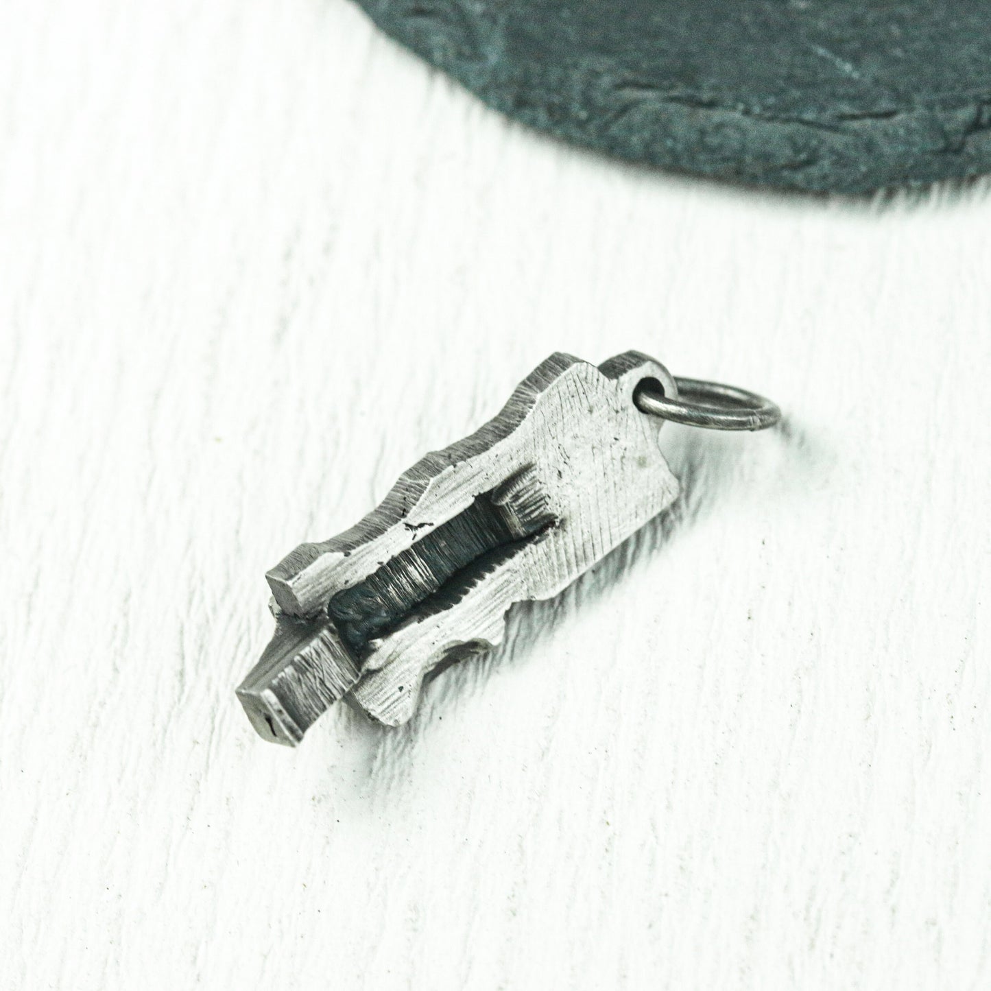 Crossed Daggers Warrior Pendant - Artisan Crafted in 925 Silver