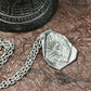 Sun Sigil Shield Amulet - Handcrafted in 925 Silver
