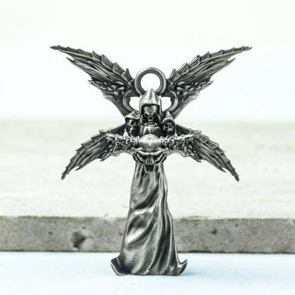 Archangel Protector Pendant - Artisan Crafted in 925 Silver