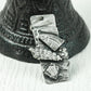 Angel Wing Scroll Amulet - Handcrafted in 925 Silver