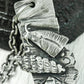 Angel Wing Scroll Amulet - Handcrafted in 925 Silver