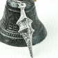 Demon Wing Dagger Pendant - Handcrafted in 925 Silver