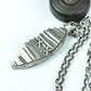 Tribal Feather Totem Pendant - Artisan Crafted in 925 Silver