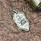 Sealed Eye Talisman Pendant - 925 Silver Handcrafted