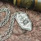 Sealed Eye Talisman Pendant - 925 Silver Handcrafted