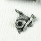 Forged Ruin Pendant - 925 Silver Handcrafted