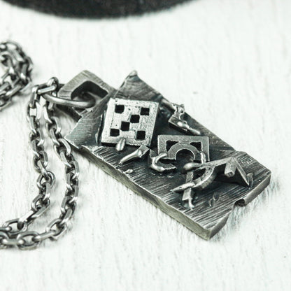 Fate¡¯s Gamble Dice Pendant - Handcrafted in 925 Silver