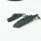 Cross Fragment Pendant - 925 Silver Handmade, Charred Relic of Faith and Ruin
