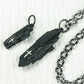 Cross Fragment Pendant - 925 Silver Handmade, Charred Relic of Faith and Ruin