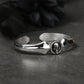 Stamp Skull Bracelet - 925 Silver Handmade