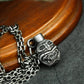 Totem Mask Pendant ¨C Handmade 925 Silver Tribal Relic Necklace