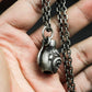 Totem Mask Pendant ¨C Handmade 925 Silver Tribal Relic Necklace