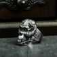 Mechanical Gorilla Skull Ring - 925 Sterling Silver Handmade