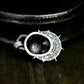 Skull with Spider Web Crown Pendant ¨C 925 Sterling Silver Handmade