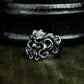 Octopus Tentacle Ring with Twisting Design ¨C 925 Sterling Silver Handmade