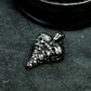 Cracked Heart Skull Pendant ¨C 925 Sterling Silver Handmade