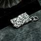 Textured Bone Wall Pendant ¨C 925 Sterling Silver Handmade