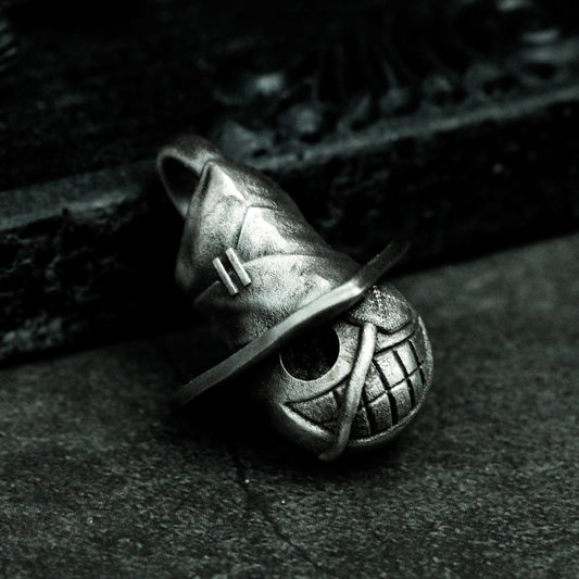 Witch Hat Pendant - 925 Silver Handmade Magic Charm