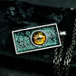Dragon Eye Pendant with Textured Rectangular Frame ¨C 925 Sterling Silver Handmade