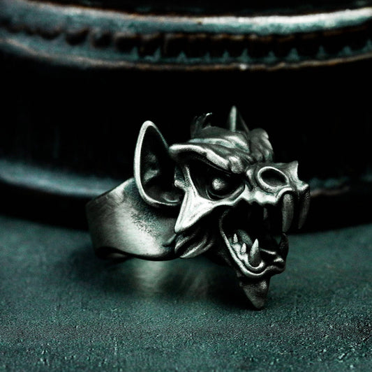 Mutant Devil Bat Ring - 925 Silver Handmade