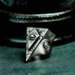 All-Seeing Triangle Ring ¨C 925 Silver Handmade