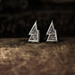 Lightning Pattern Cufflinks - 925 Silver Handmade
