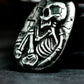 Skeleton Samurai Pendant ¨C 925 Sterling Silver Handmade