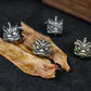 Oriental Waking Lion Cufflinks - 925 Silver Handmade