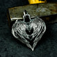 Shattered Heart Pendant ¨C Handmade 925 Silver Winged Necklace
