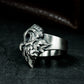 Goggled Owl Ring ¨C Handmade 925 Silver Forest Guardian Band