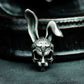 Bunny Skull Pendant ¨C Handmade 925 Silver Gothic Animal Necklace