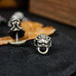 Tang Lion Bite Cufflinks, 925 Silver Handmade