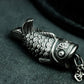 Koi Fish Pendant - Handmade 925 Silver Japanese Symbol