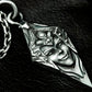 Face on Blade Pendant ¨C 925 Silver Handmade