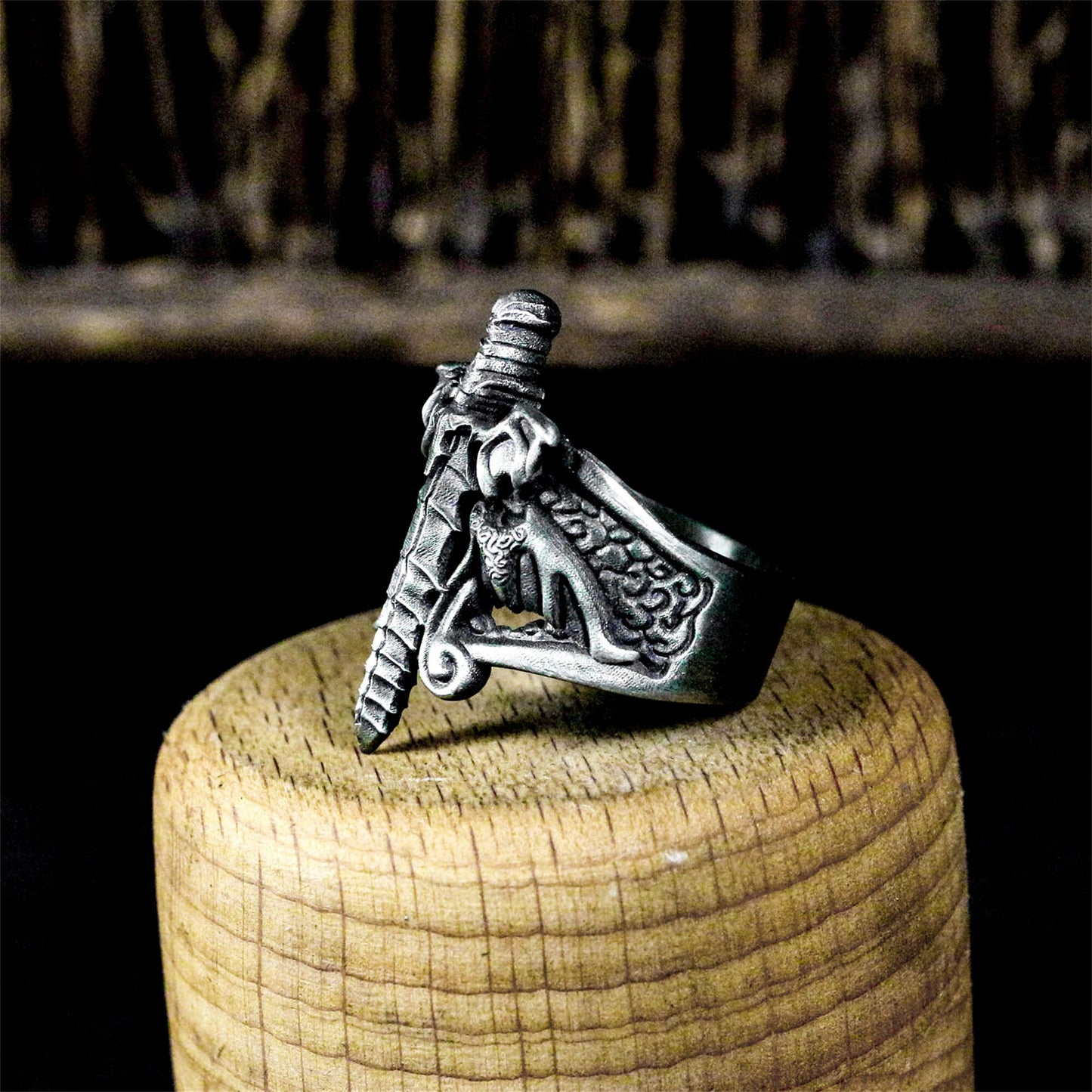Angel's Sword Ring ¨C Handmade 925 Silver Holy Blade Band