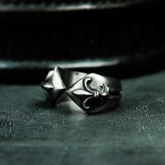 Iris Ring ¨C Handmade 925 Silver Open Eye Adjustable Band