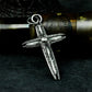 Torn Ghost Cross Pendant - 925 Silver Handmade
