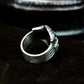 Gear Star Ring ¨C Handmade 925 Silver Steampunk Core Band