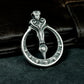 Serpent Key Pendant ¨C 925 Sterling Silver Handmade