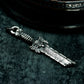 Dragon Sword Pendant - 925 Silver Handmade Fantasy Weapon