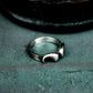 Abstract Demon Horn Ring - 925 Silver Handmade