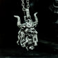 Mythic Bull Pendant - 925 Silver Handmade Strength Totem