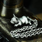 French Bulldog Pendant ¨C 925 Silver Handmade