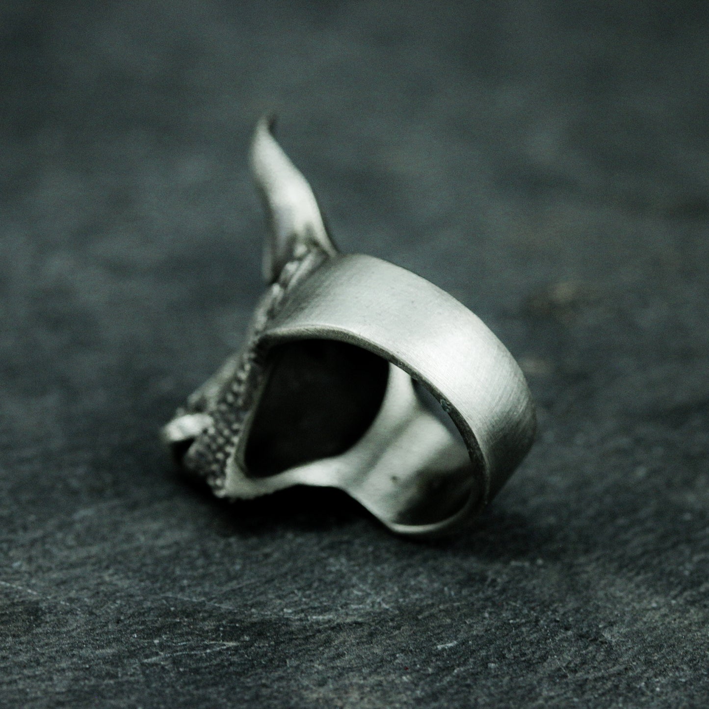 Bull Totem Ring ¨C Handmade 925 Silver Tribal Guardian Band