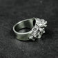 David Sculpture Ring - 925 Silver Handmade Classical Art