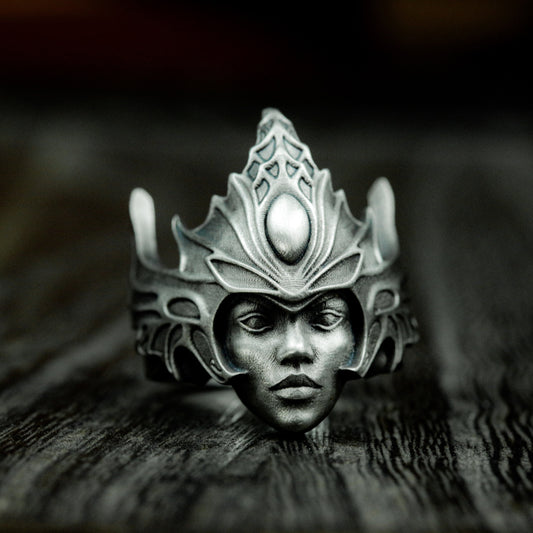 Thetis Goddess Ring - 925 Silver Handmade